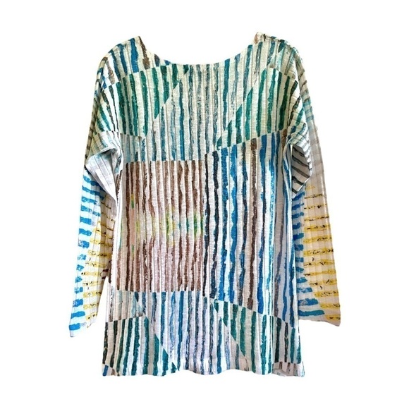 NALLY & MILLIE, WOMENS ULTRA SOFT, TUNIC. VIBRANT MULTI COLOR, PRINT. NO SIZE. - Picture 3 of 4